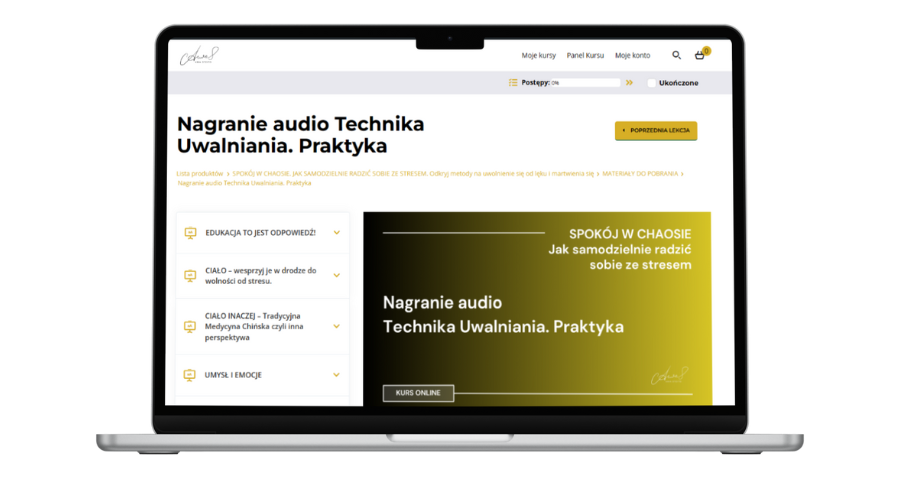 Nagranie audio Technika Uwalniania. Praktyka